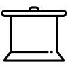 - Location de Studio équipé pour la Photo et la Vidéo Une silhouette noire d'une personne assise en position de yoga méditative avec les jambes croisées et les mains posées sur les genoux. Un motif de mandala complexe l'entoure.